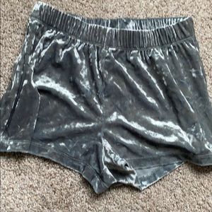 Velvet shorts